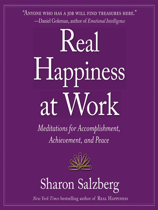 Title details for Real Happiness at Work by Sharon Salzberg - Available